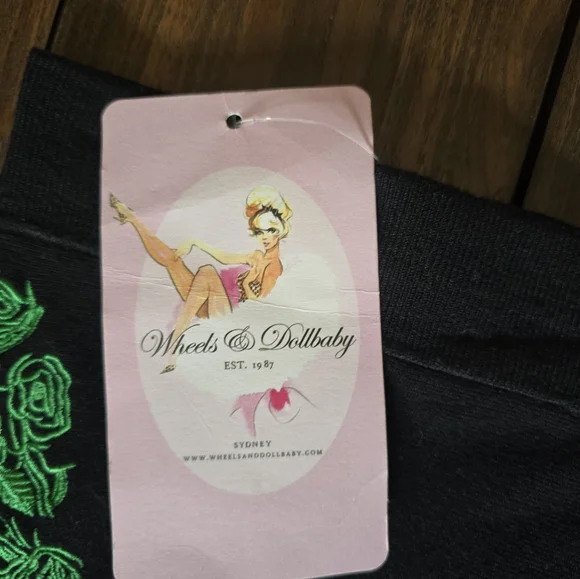 RARE Wheels & Dollbaby Dita Skirt ONE OFF SAMPLE Prototype Runway Piece Embroide - Picture 5 of 8